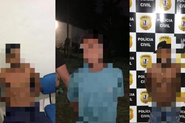 Trio é preso por ameaçar agentes de segurança