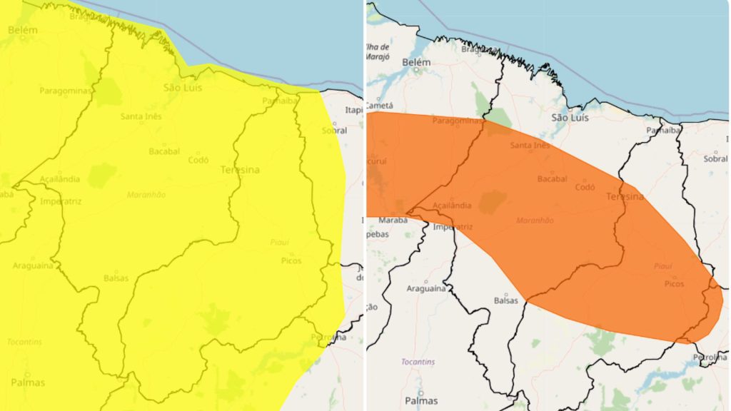 Alerta laranja para 86 cidades do MA é válido até quarta, 08