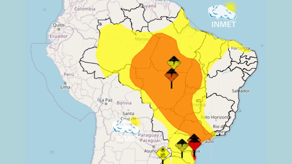 Alerta amarelo segue para todo MA até sábado, 18