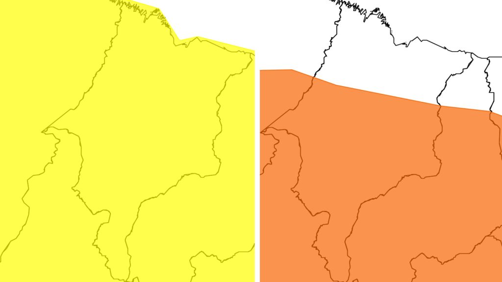 Todo o MA está em alerta para chuvas até esta terça, 14