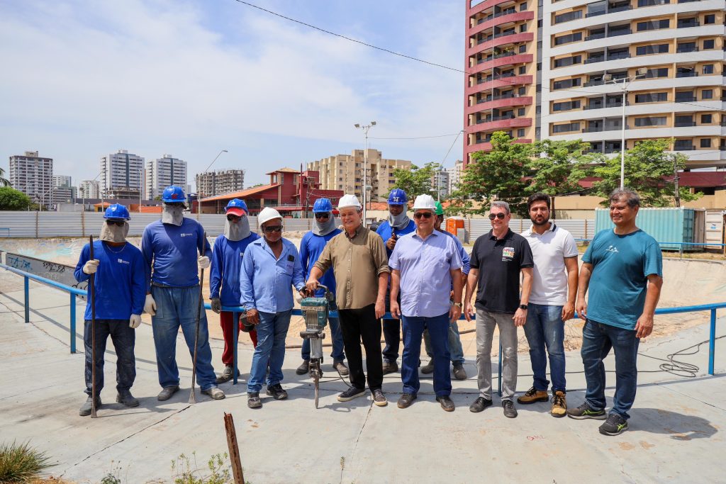 Brandão visita obras de revitalização do Complexo da Lagoa da Jansen