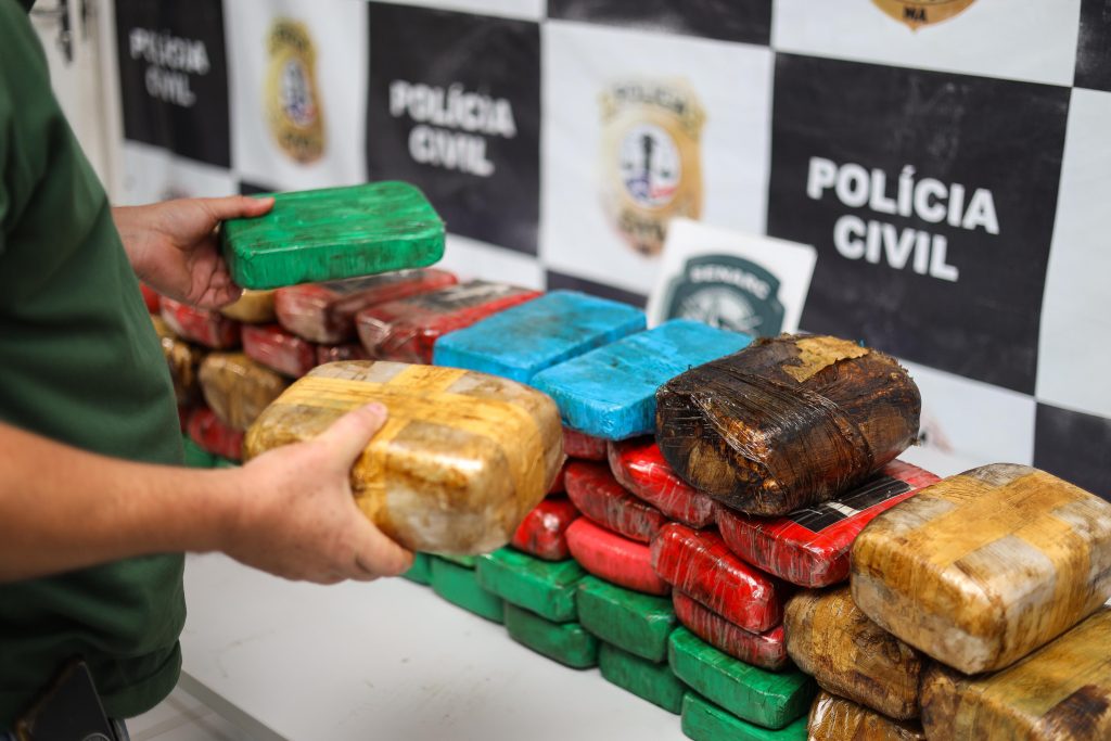 Mais de 3,4 toneladas de cocaína e maconha foram apreendidas em 2024