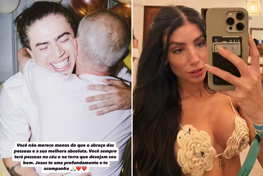 Internado em clínica psiquiátrica, Whindersson recebe apoio da ex