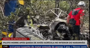 Piloto morre após queda de aeronave no Maranhão