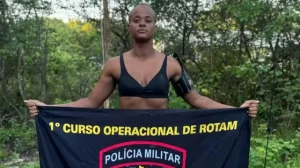 Amanda é a primeira mulher a integrar a ROTAM