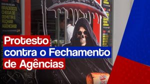 Bancários protestam contra fechamento de agências no Maranhão