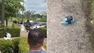 VÍDEO: Bomba caseira é encontrada dentro de universidade