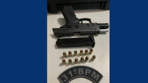 Menor é flagrado com pistola dentro de escola em Boa Vista do Gurupi