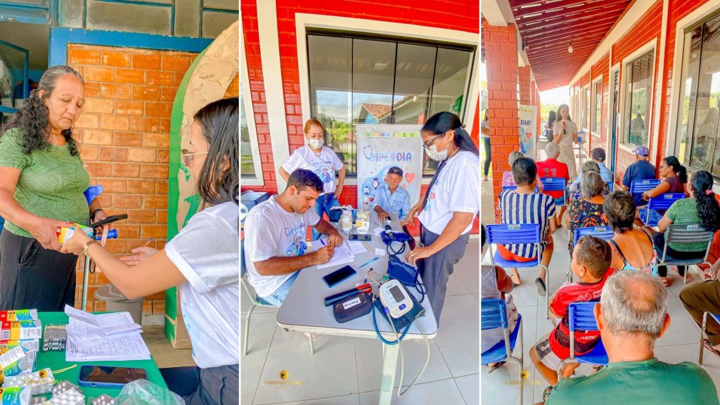 Prefeitura leva mais saúde à comunidade com Ação Hiperdia na Escola Suely Barbosa, em Itaguatins