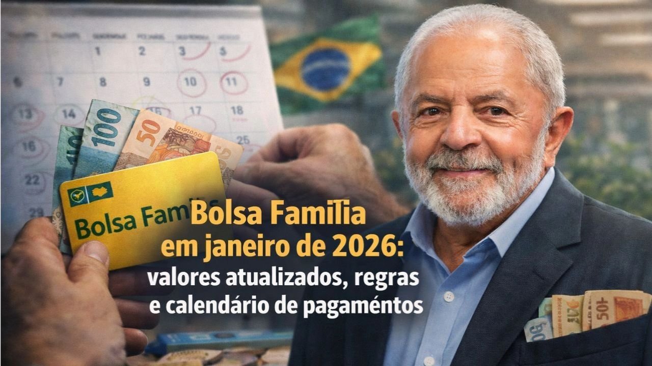 Bolsa Família em janeiro de 2026: valores atualizados, regras e calendário de pagamentos