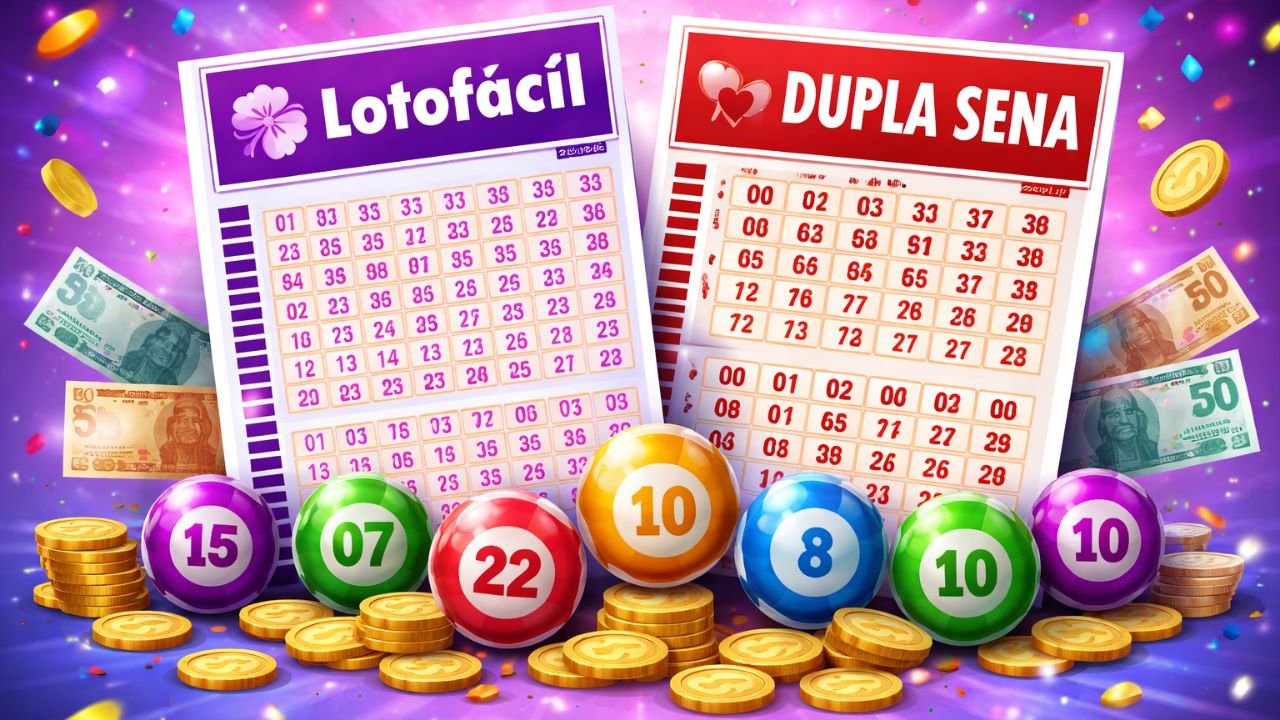 Resultados da Lotofácil e Dupla Sena – 30 de Janeiro de 2026