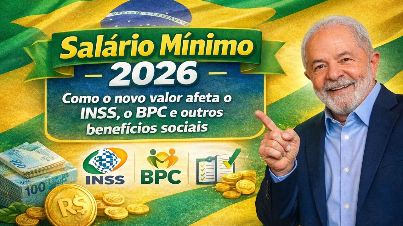 Salário Mínimo 2026: como o novo valor afeta o INSS, o BPC e outros benefícios sociais