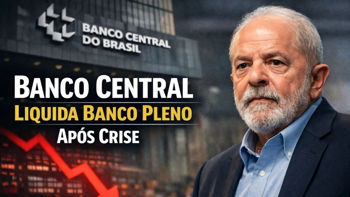 Banco Central Liquida Banco Pleno Após Crise
