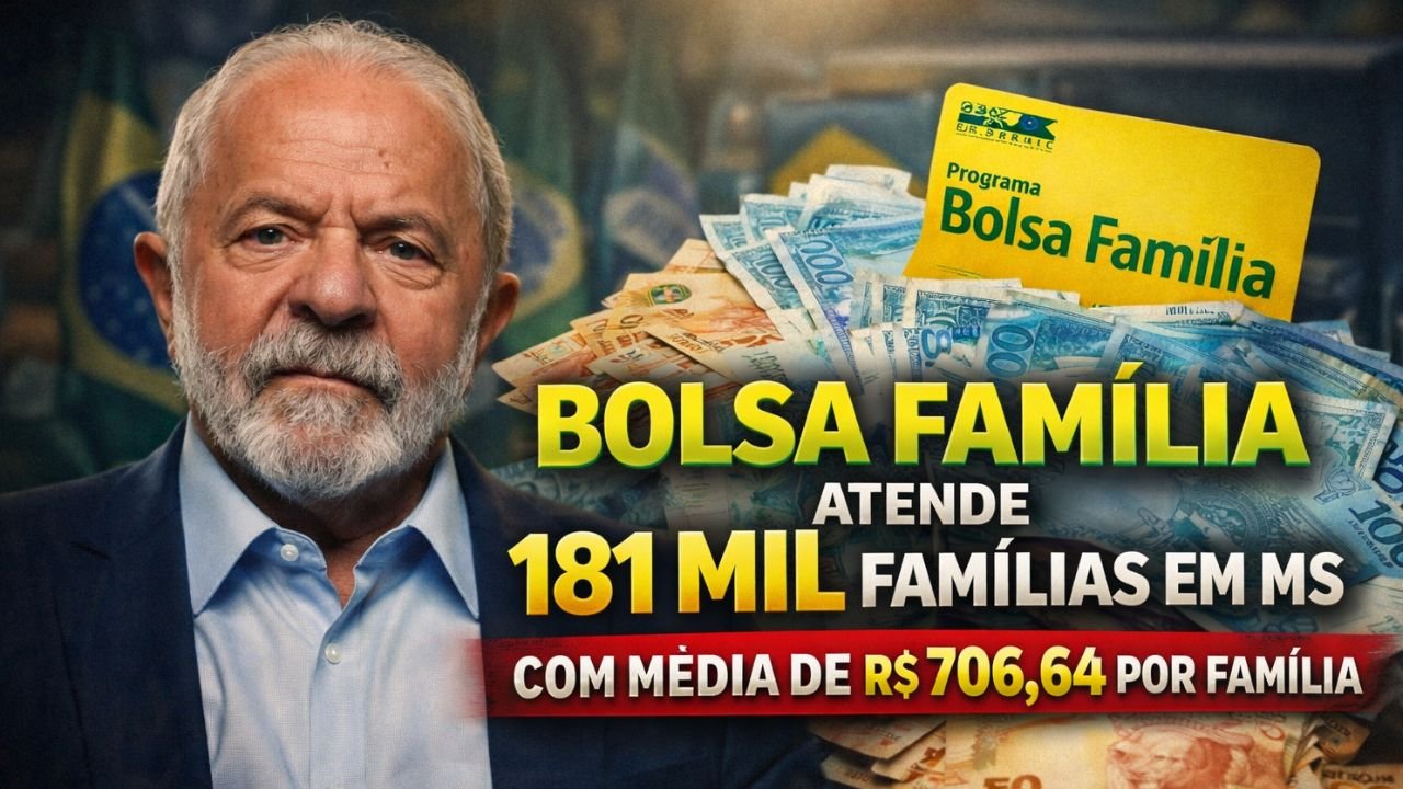 Bolsa Família atende mais de 181 mil famílias em MS com média de R$ 706,64 por família