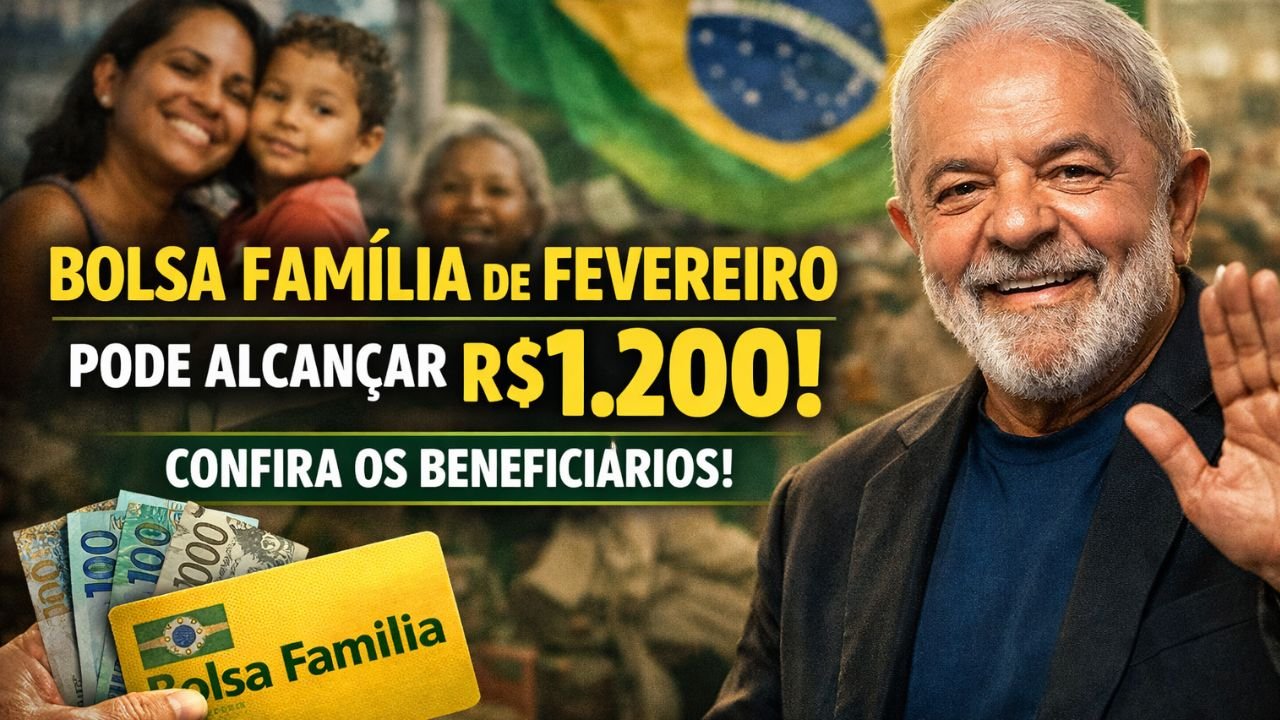 Bolsa Família de Fevereiro pode alcançar R$ 1.200 – Confira os Beneficiários