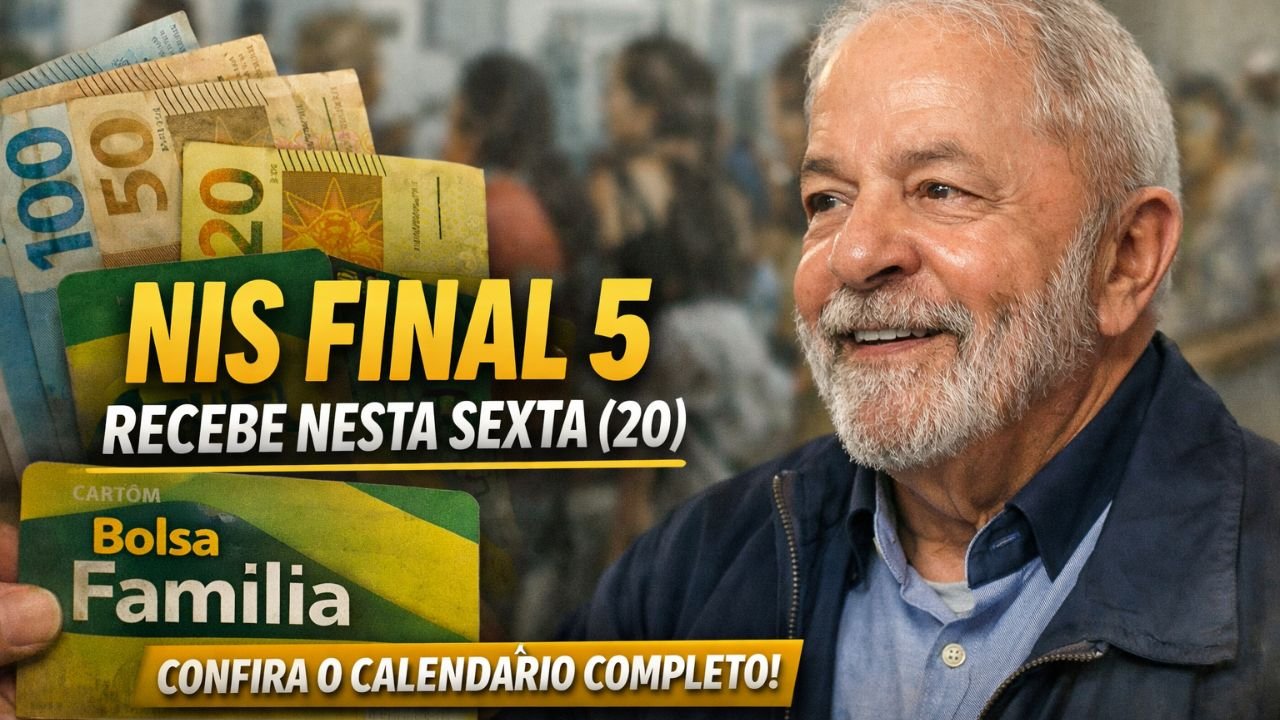 Bolsa Família paga beneficiários com NIS final 5 nesta sexta (20); confira o calendário completo