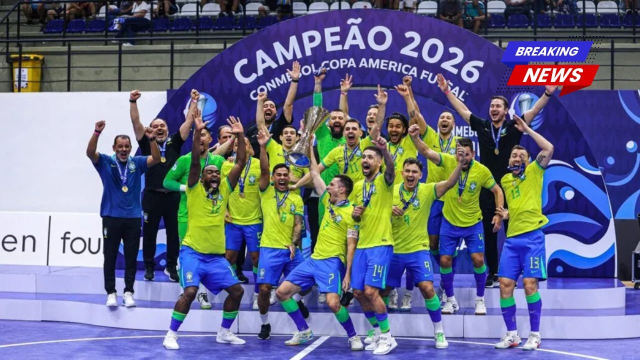 Brasil vence final épica e conquista o título da CONMEBOL Copa América de Futsal 2026