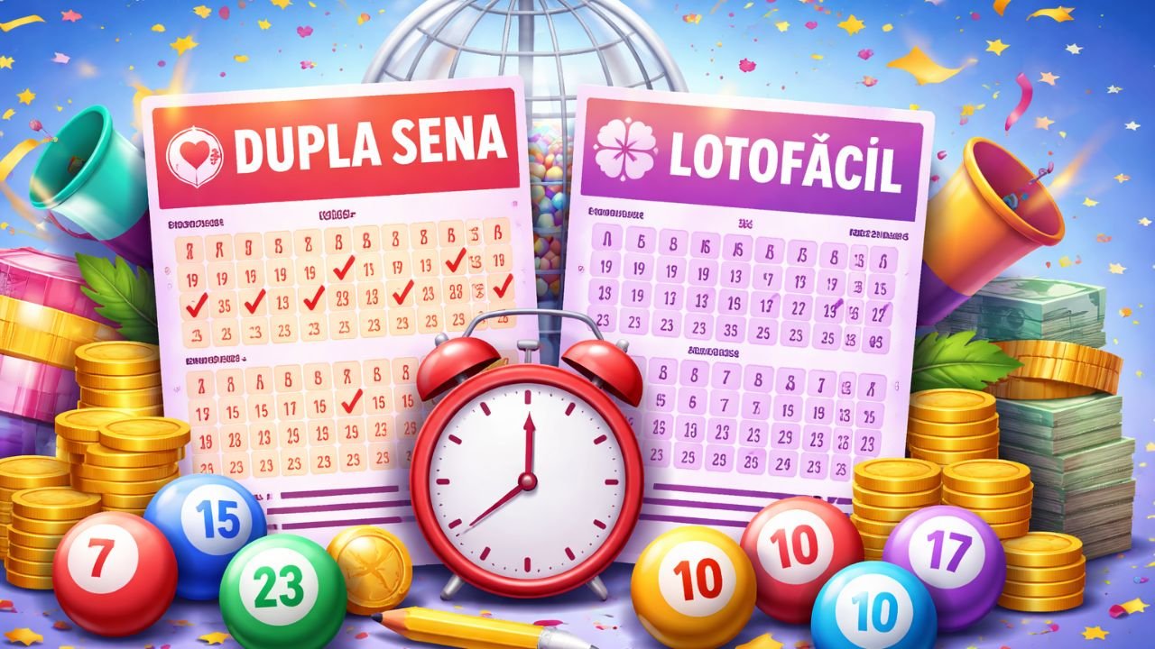 Resultados da Dupla Sena e Lotofácil – 2 de Fevereiro de 2026