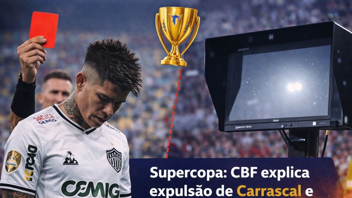 Supercopa: CBF detalha expulsão de Carrascal e confirma falha no VAR durante a final