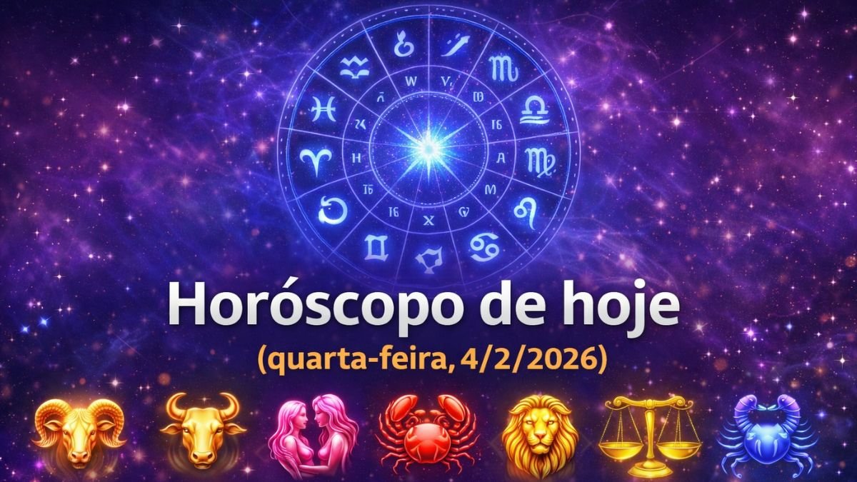 Horóscopo de hoje (quarta-feira, 4/2/2026): veja as previsões completas para todos os signos
