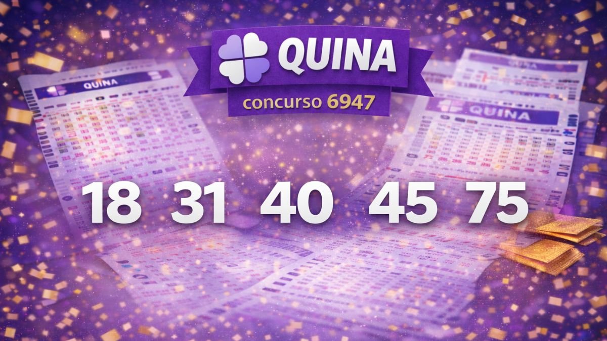 Resultado da Quina desta sexta-feira (06/02): confira as dezenas do concurso 6947