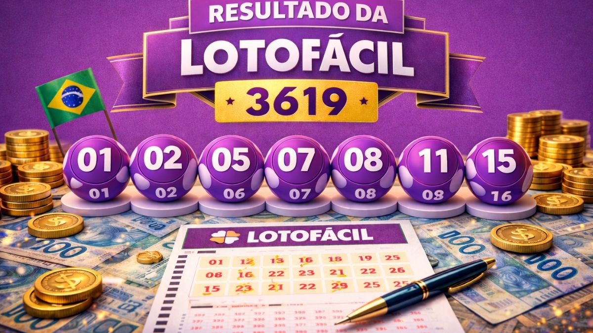 Resultado da Lotofácil 3619: confira os números sorteados e os ganhadores desta segunda (23/02)