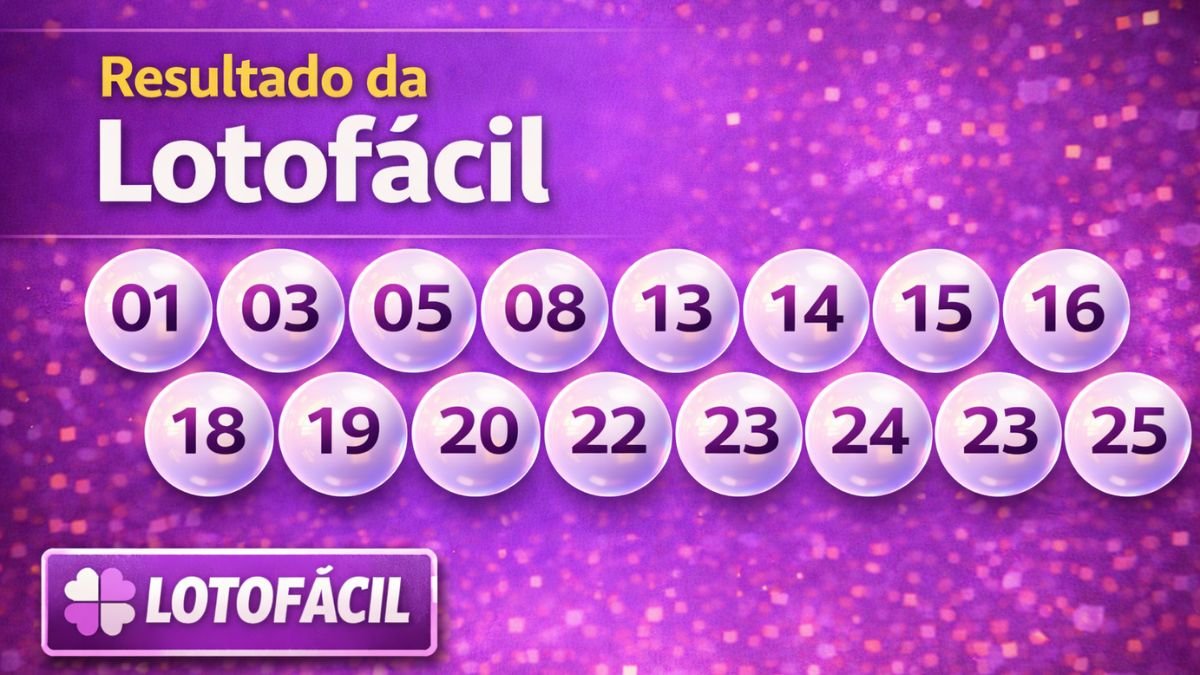 Resultado da Lotofácil 3635: confira os números sorteados e os ganhadores desta sexta-feira (13)