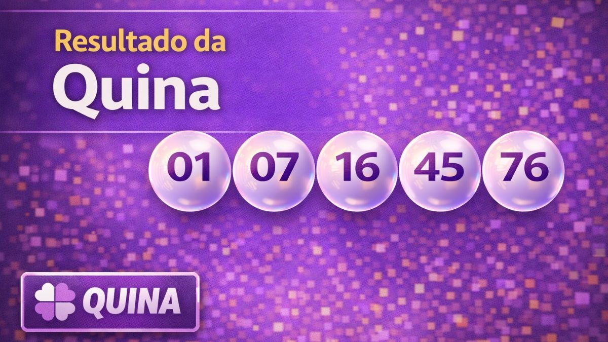 Resultado da Quina 6976: confira os números sorteados neste sábado (14)
