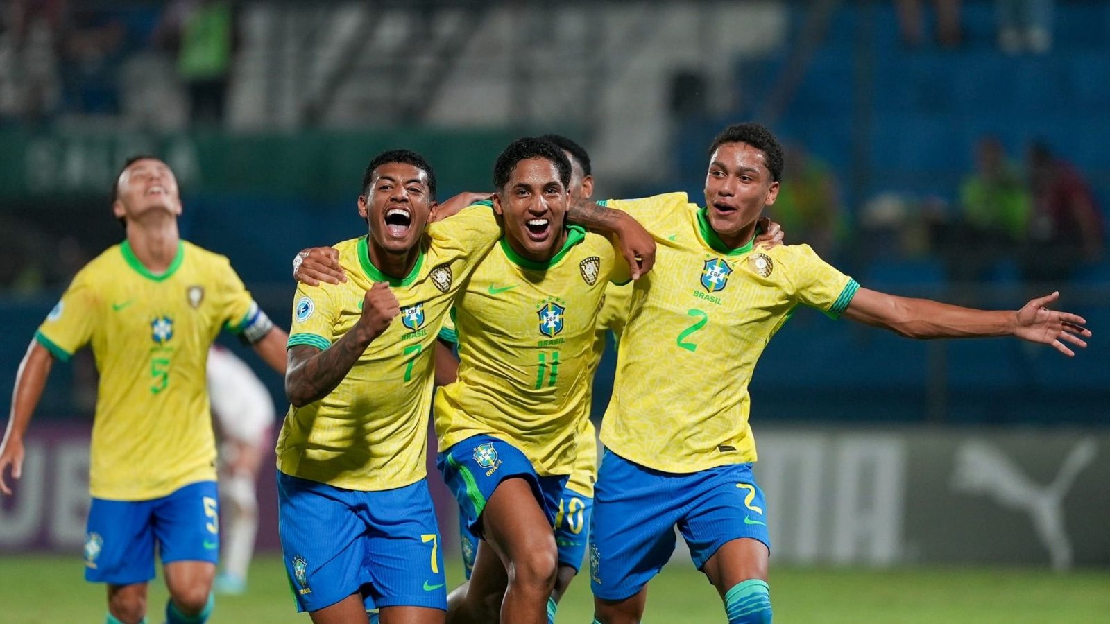Brasil Sub-17 Reage e Goleia Peru no Sul-Americano