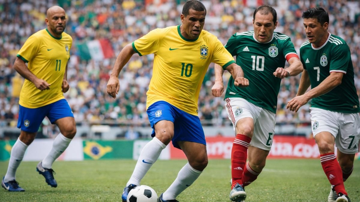 Brasil e México Legends se Enfrentam em Jogo Histórico na Cidade do México